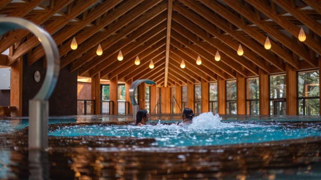 Thermes de Vals les Bains spa sequoia redwood en Ardèche