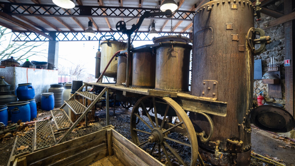 Alambic Distillerie Helvia en Ardèche