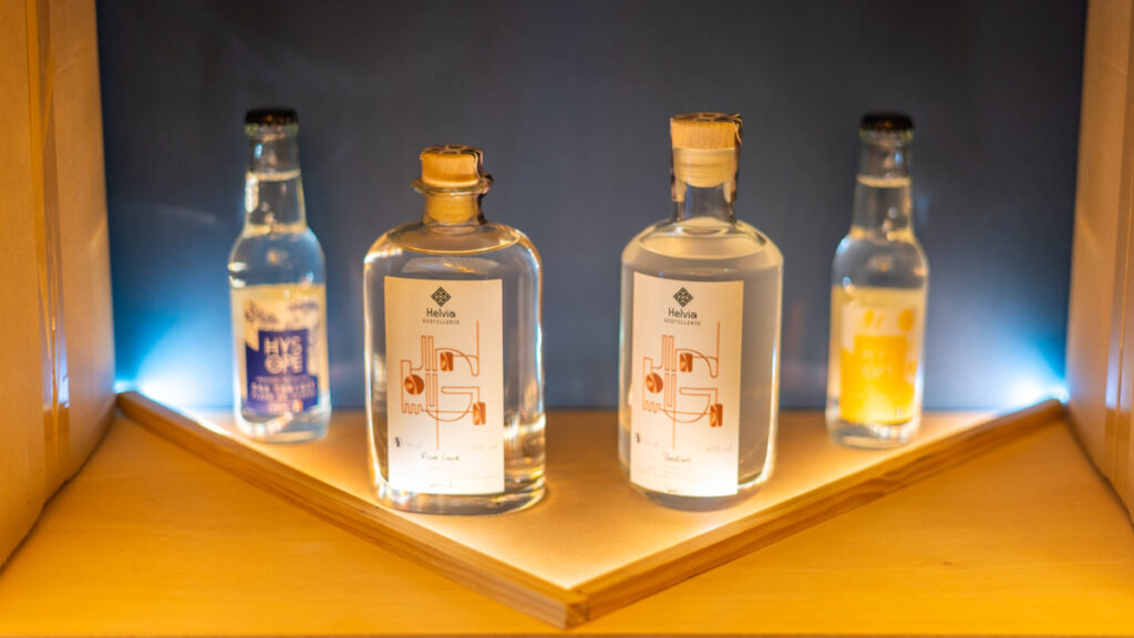 Distillerie Helvia en Ardèche boutique éphémère