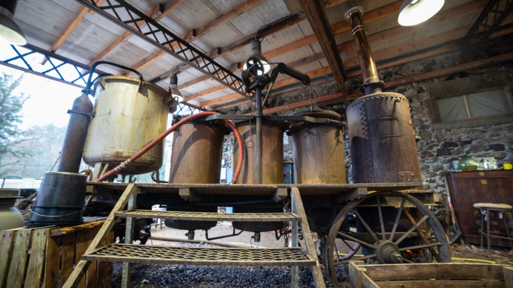 Alambic Distillerie Helvia en Ardèche