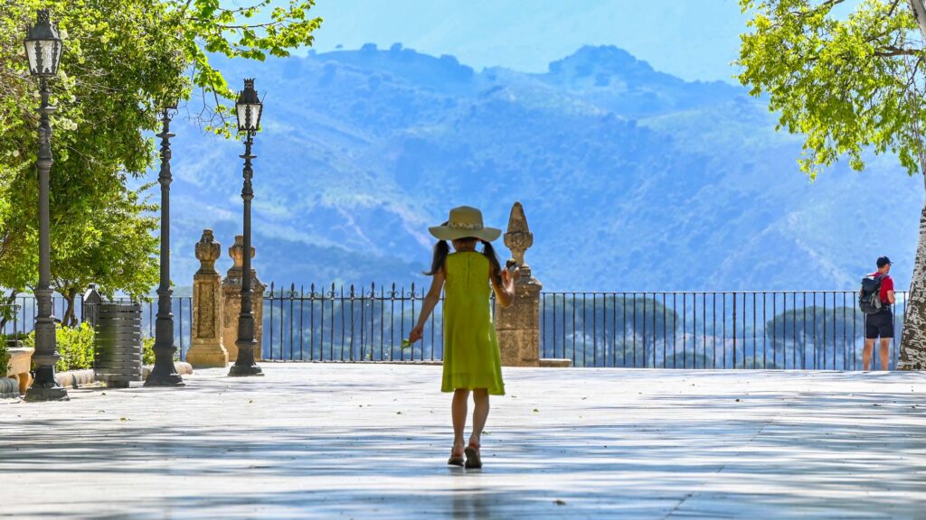 belvédère de Ronda en Espagne