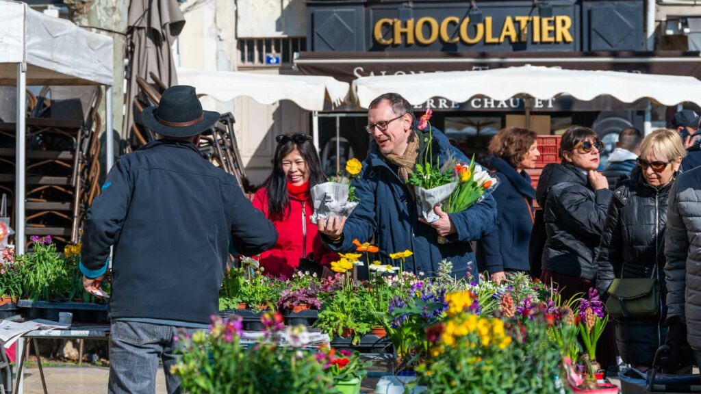 week end Jour de marché à Valence