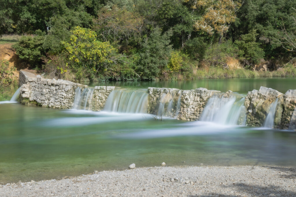 Coin de Baignade en Ardèche dans la vallée de l'Ibie près des Gorges