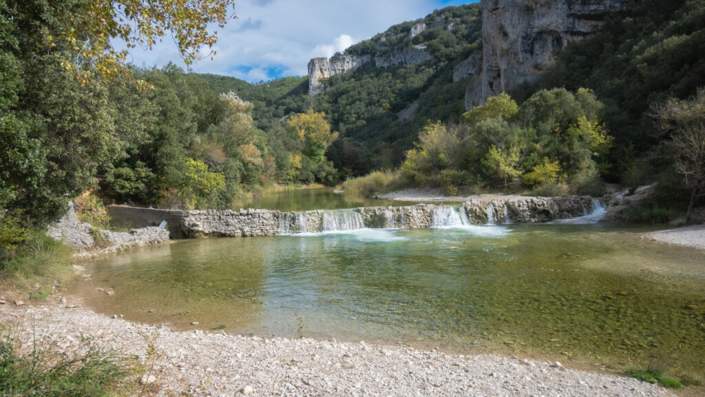 Cascade du trou de la lune en Ardèche