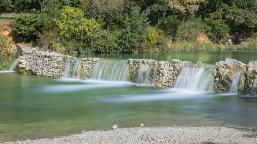 Cascade du tour de la lune sur l'Ibie en Ardèche