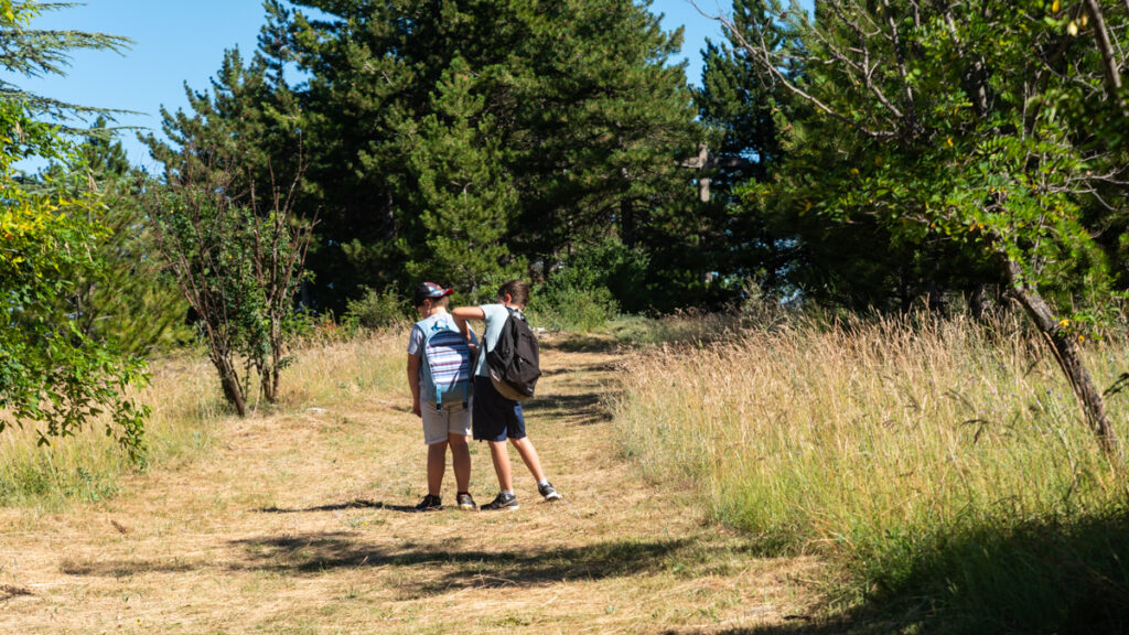 Balade à la forêt des sens à Villeneuve de Berg