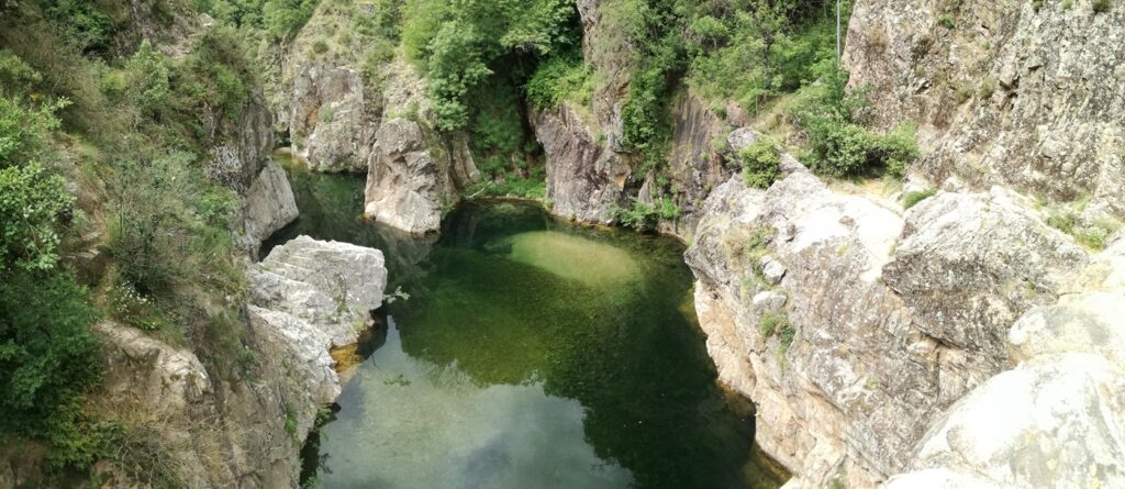 Canyon du pont du diable à Thueyts en Ardèche