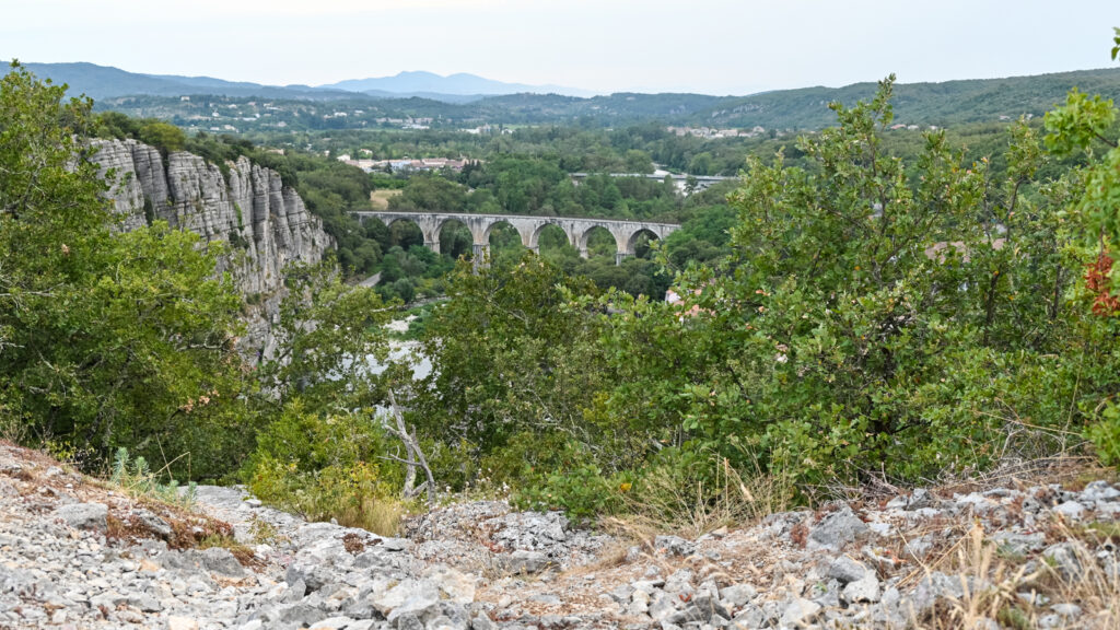 Viaduc Via Ardèche vélo Panorama Vogüé