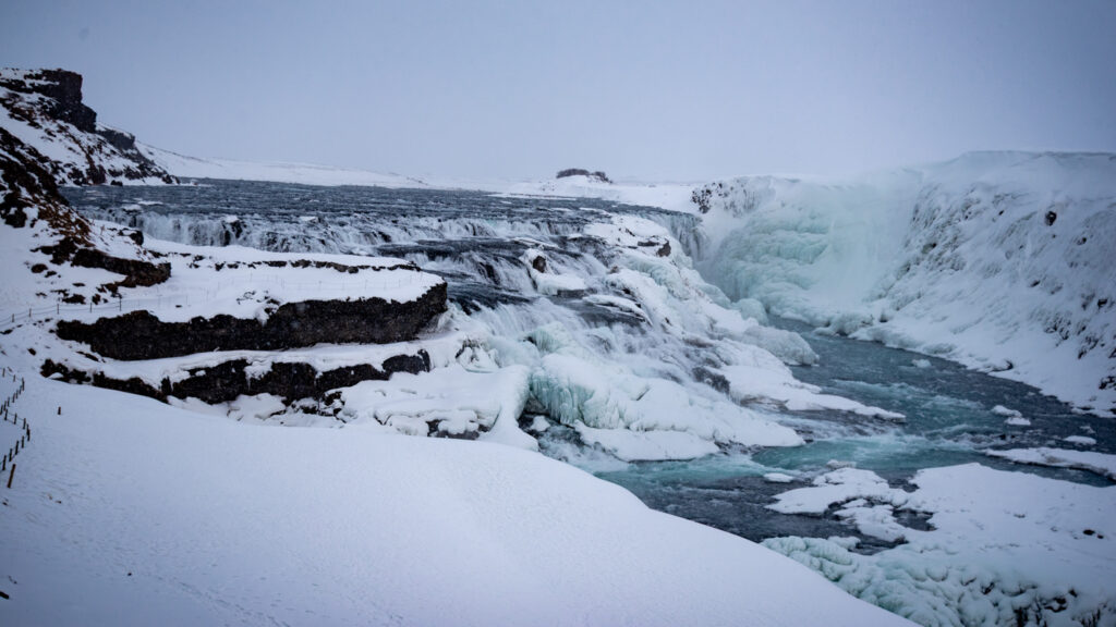 gullfoss cascade islande séjour aurores boréales