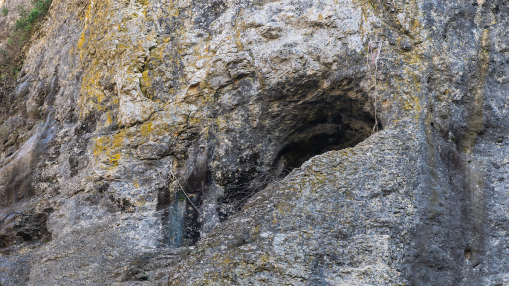 Tyrolienne canyon Rochecolombe cascade