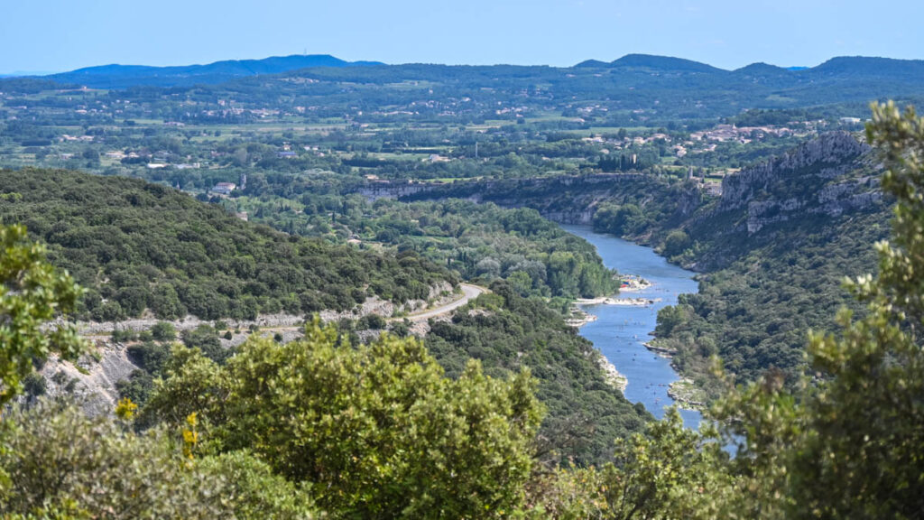 Panorama sur les Gorges de l'Ardèche belvédère